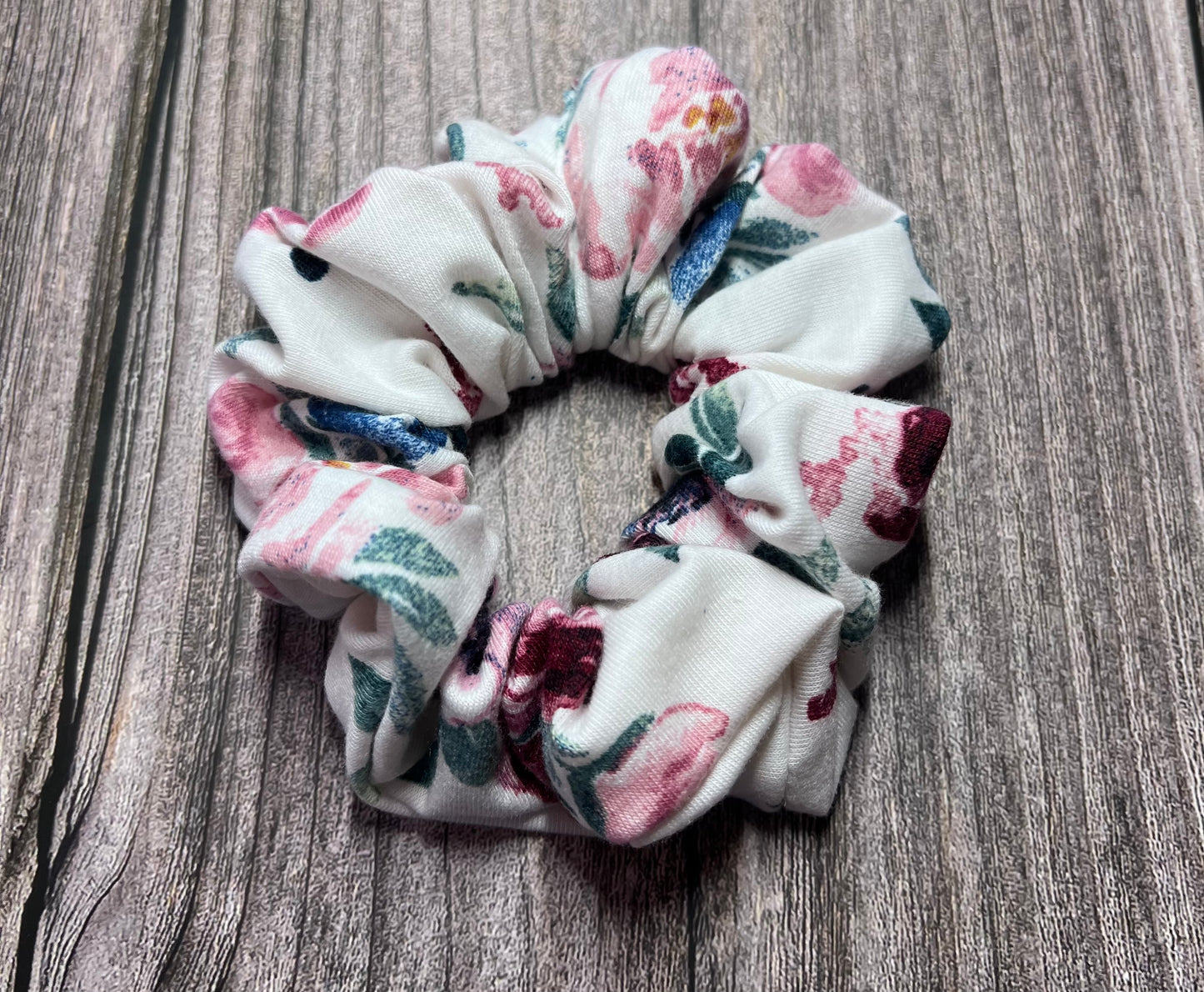 Burgundy Roses Scrunchie