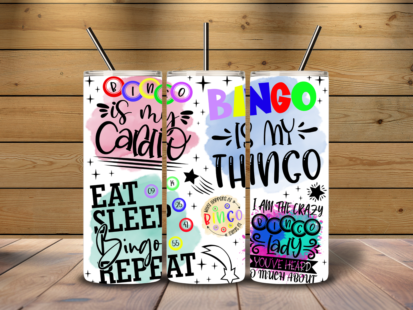 Bingo is My Cardio 20 oz Tumbler