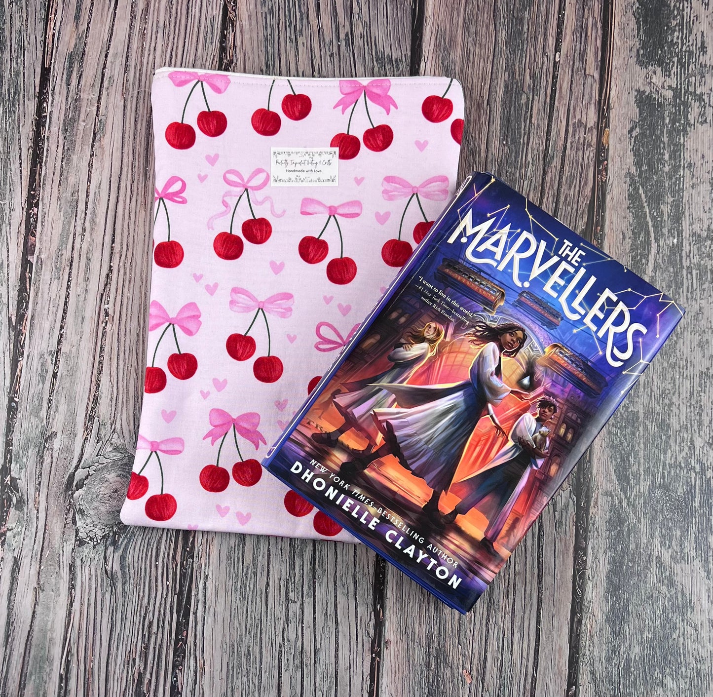 Bows & Cherries Book Sleeve