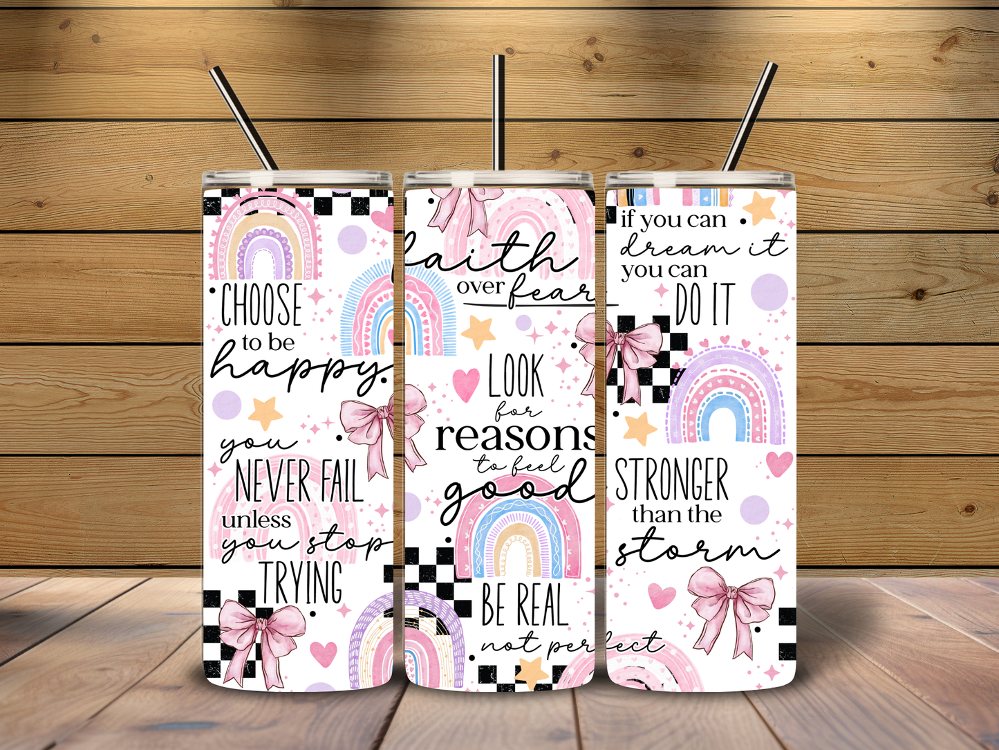 Faith Over Fear 20 oz Tumbler