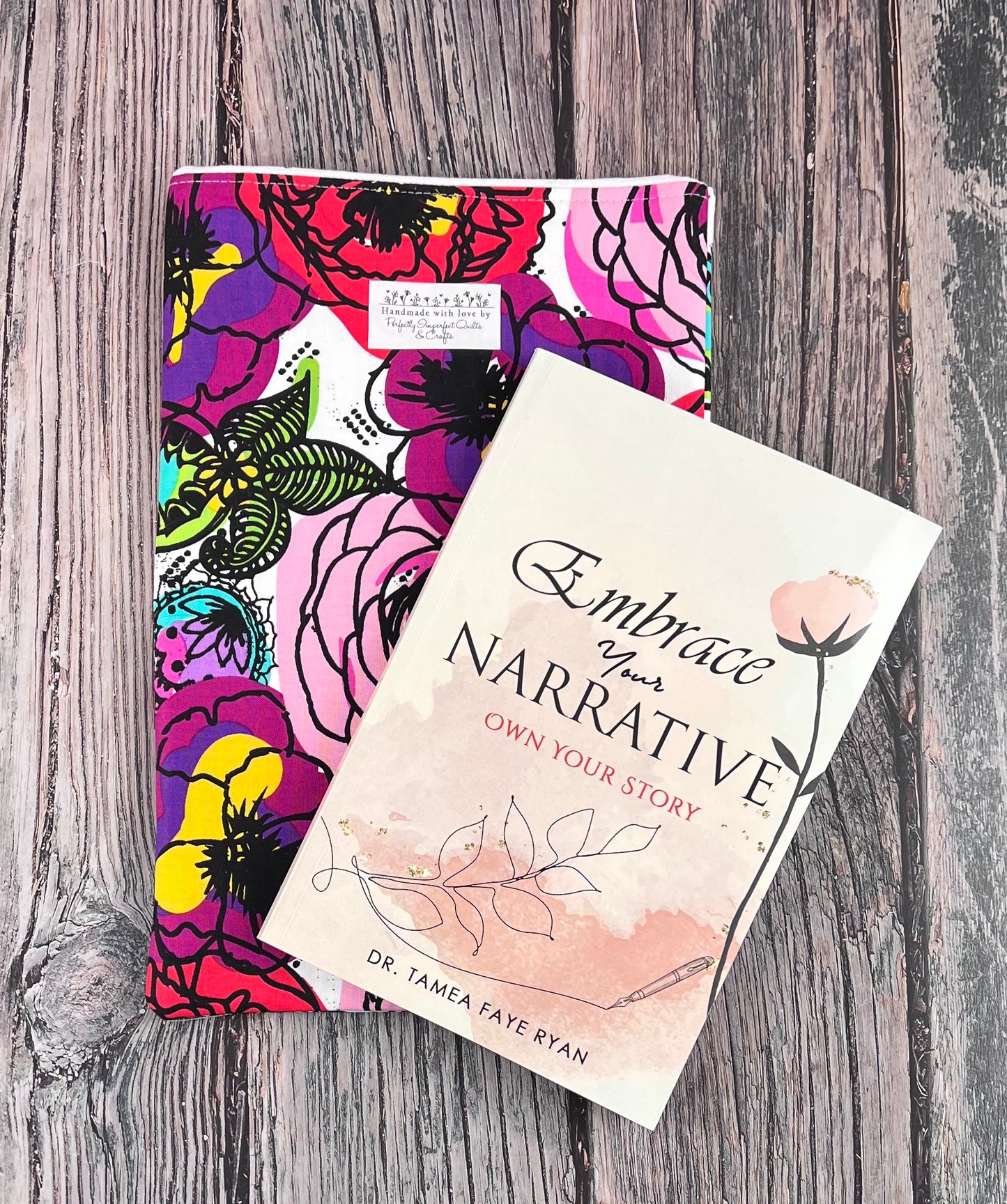 Fuchsia Bloom Book Sleeve