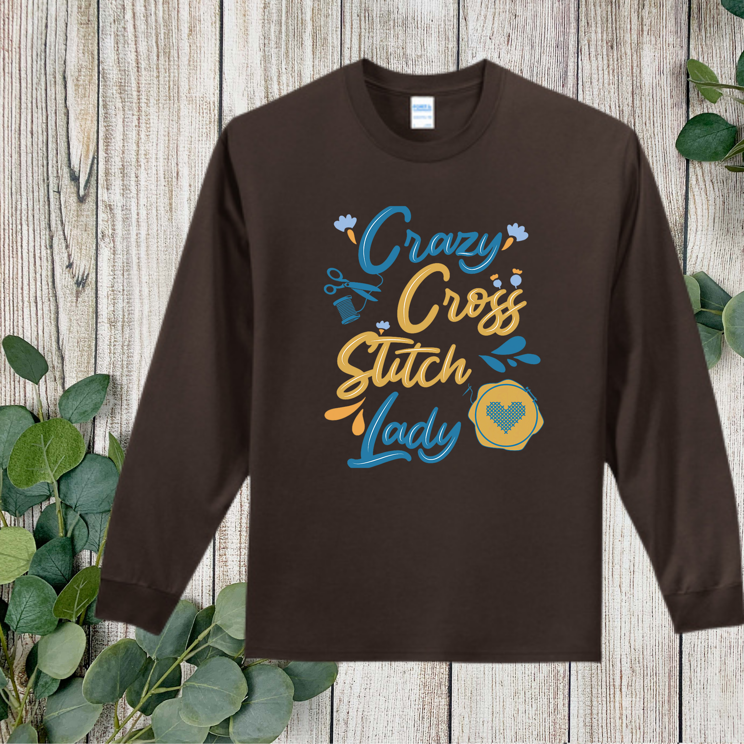 Crazy Cross Stitch Lady