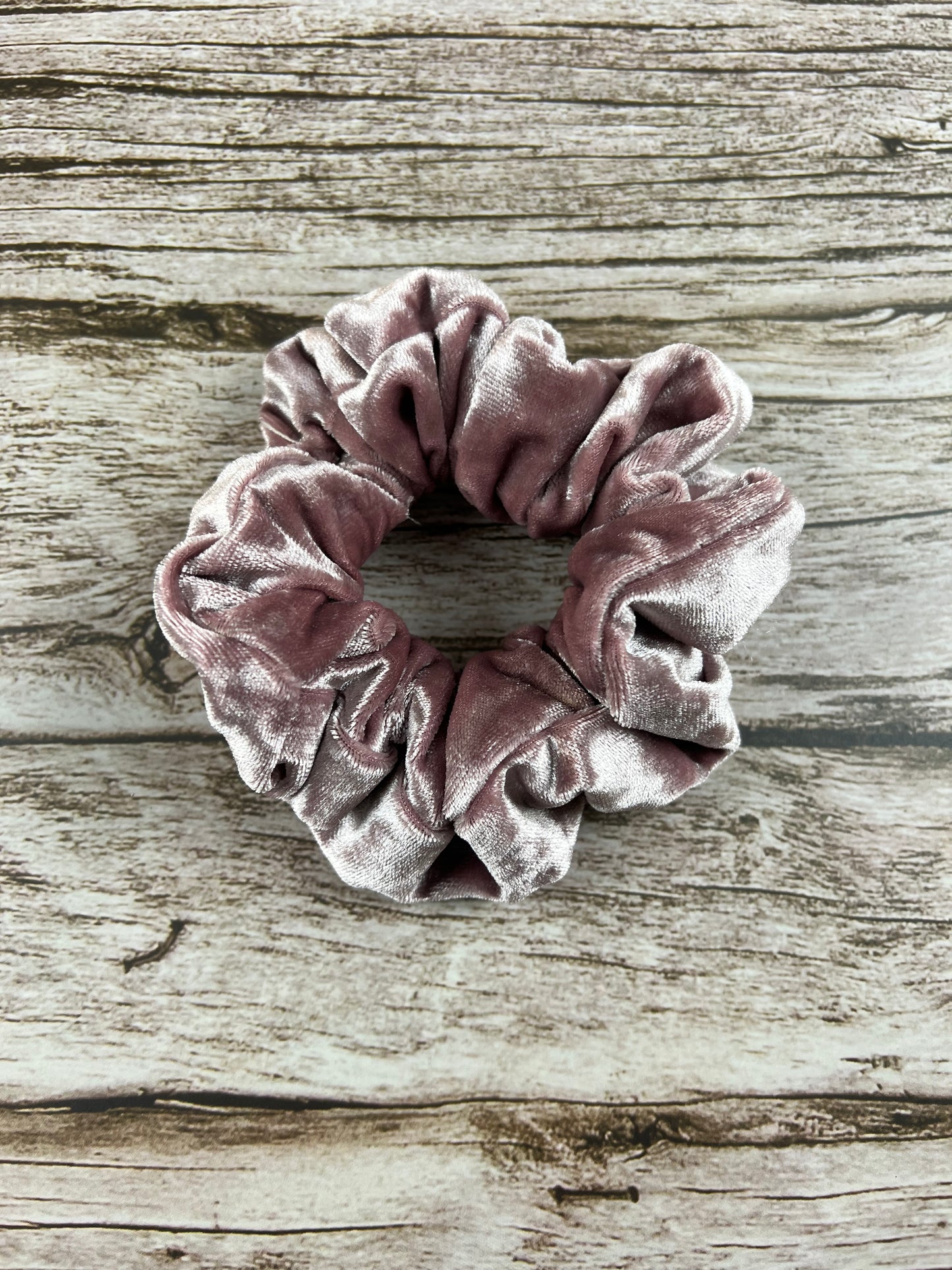 Mauve Plush Scrunchie