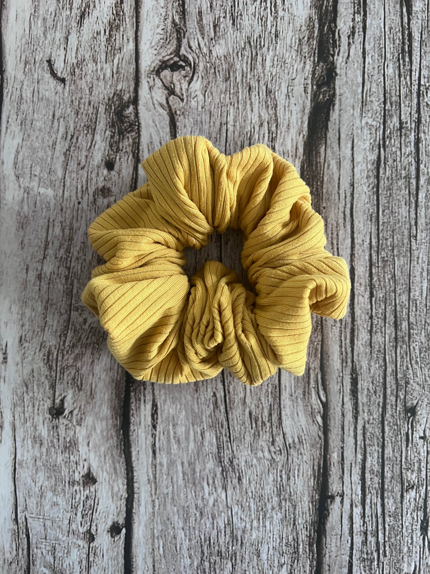 Tuscan Sun Ribbed Scrunchie