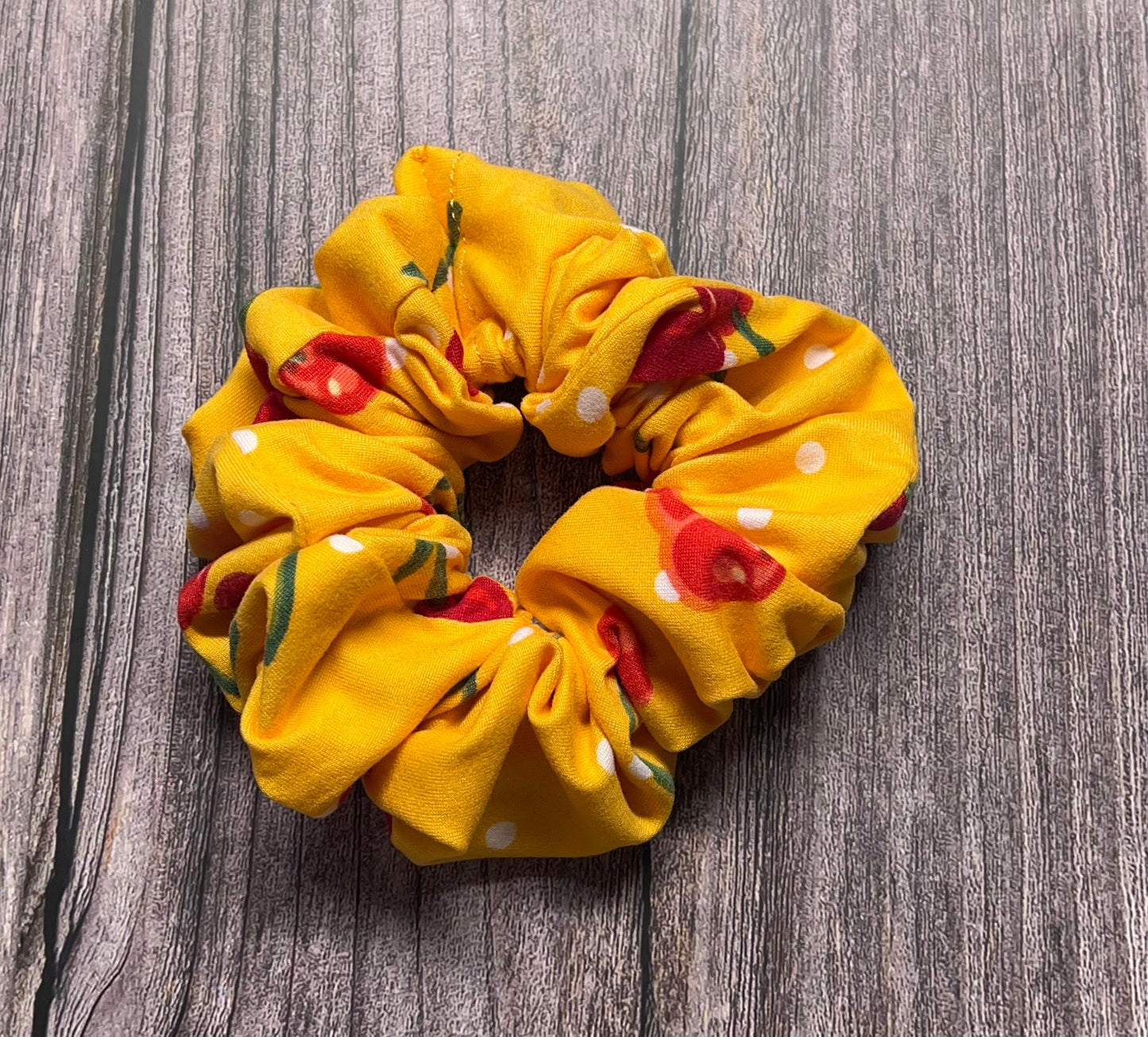 Cherry Orangesicle Scrunchie