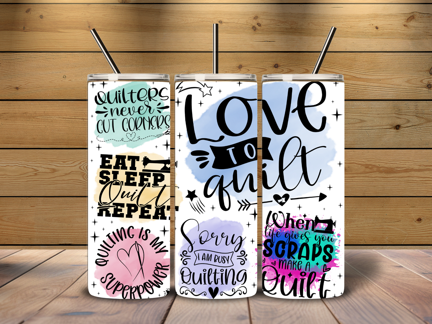 Love to Quilt 20 oz Tumbler