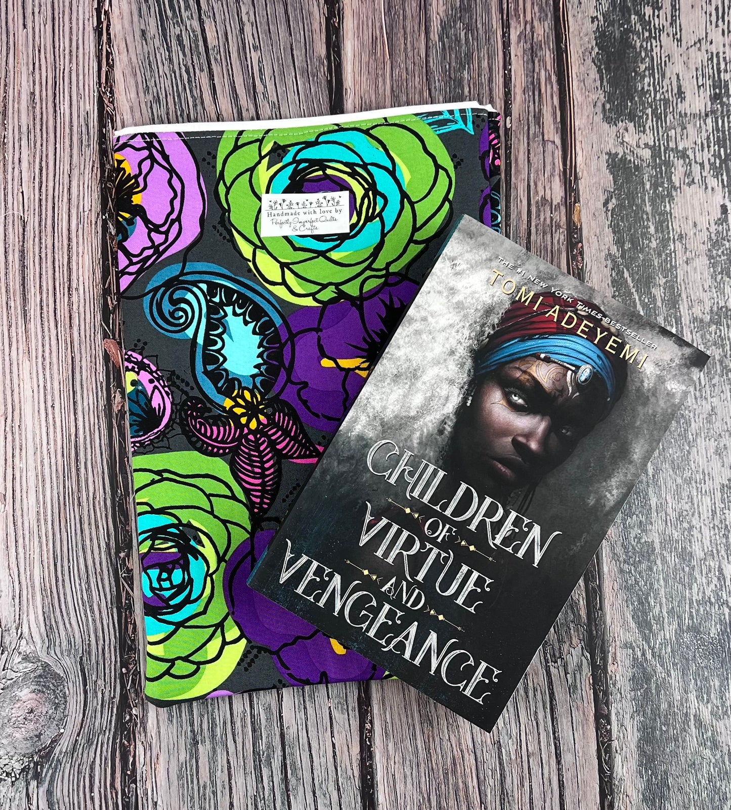 Purple Blooms Book Sleeve