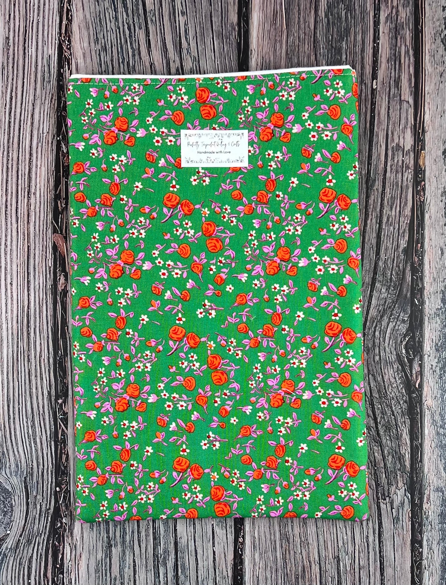 Tiny Red Flowers Book Sleeve