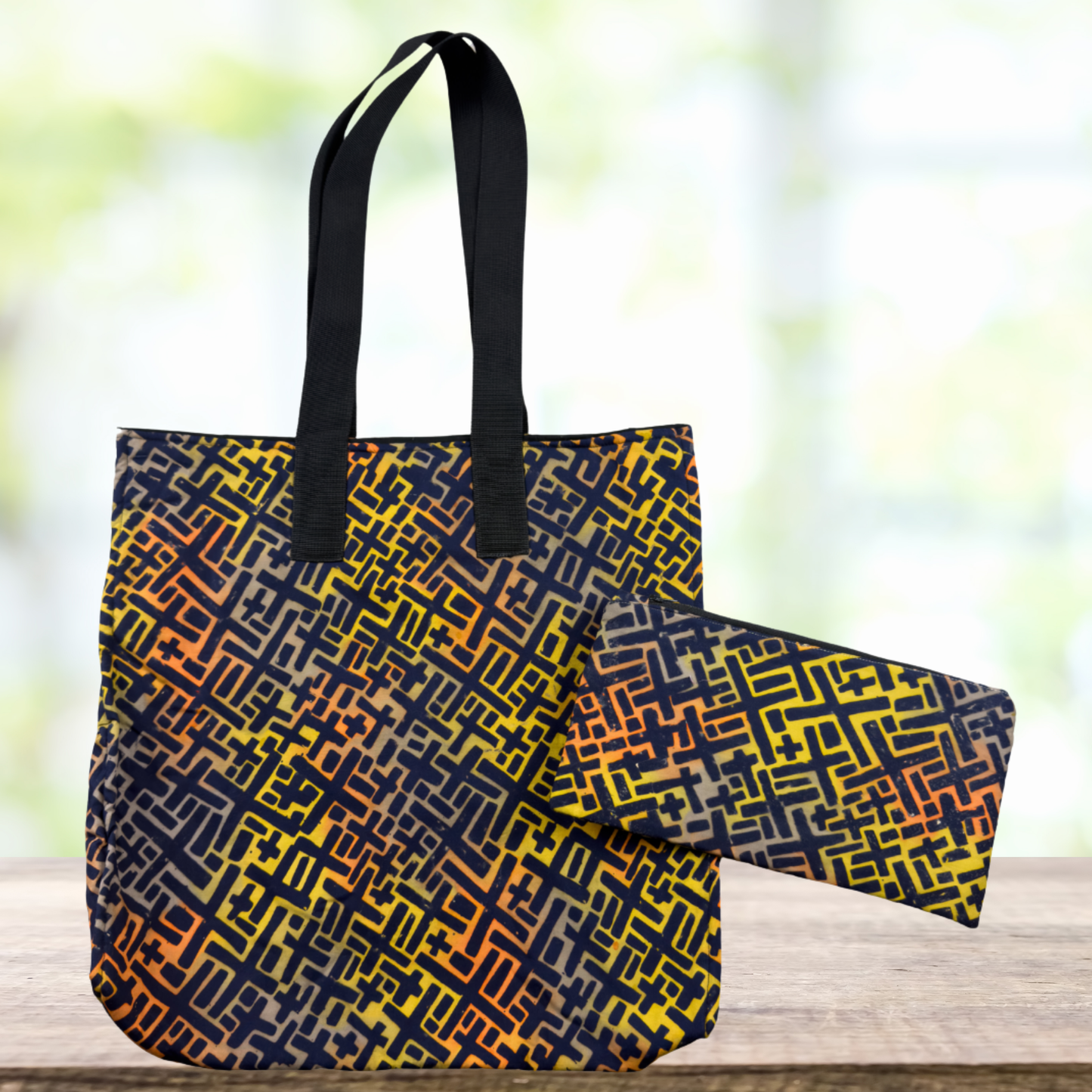 Vibrant Vibe Tote & Pouch