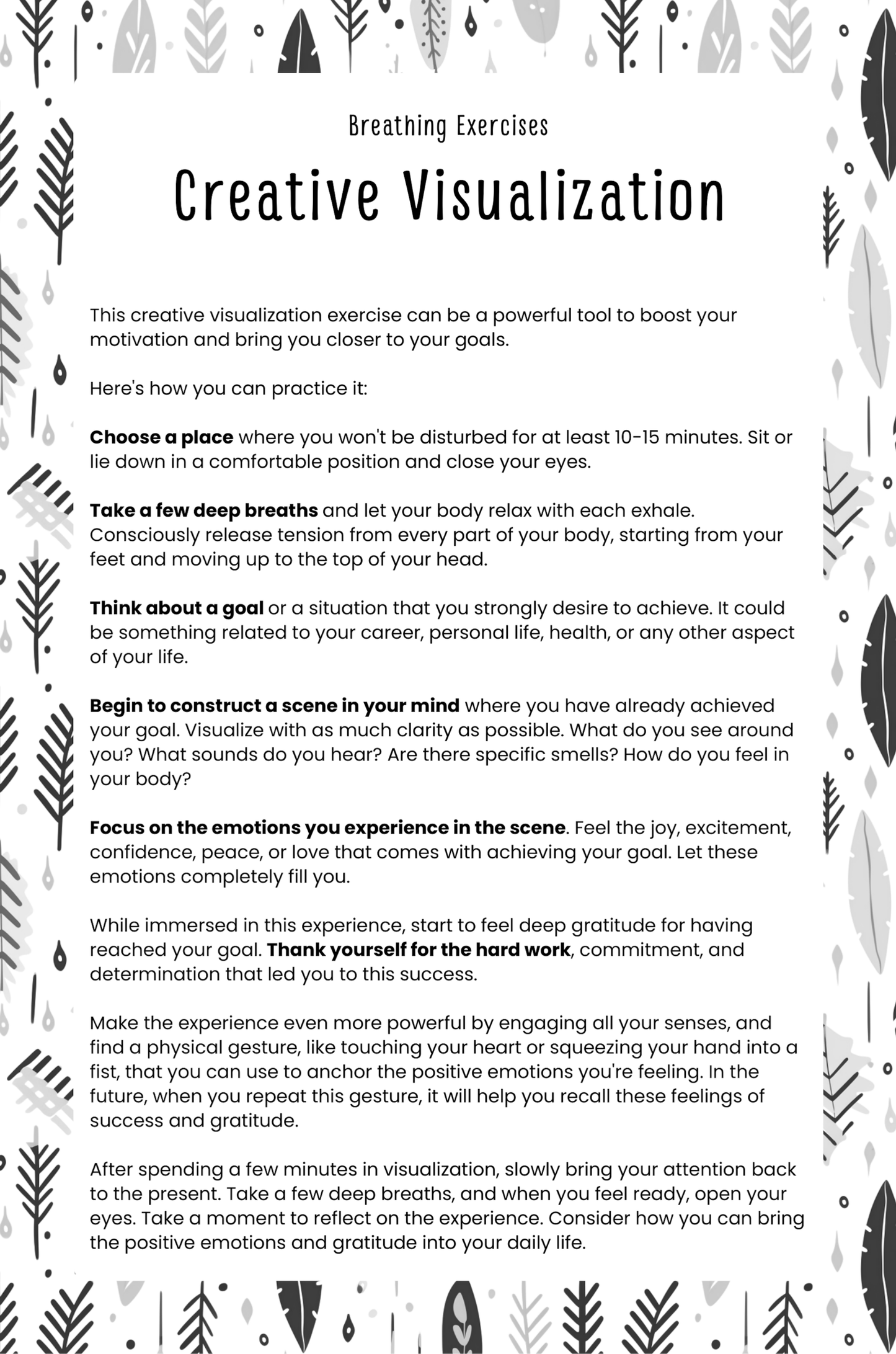 Gratitude Journal Digital Download