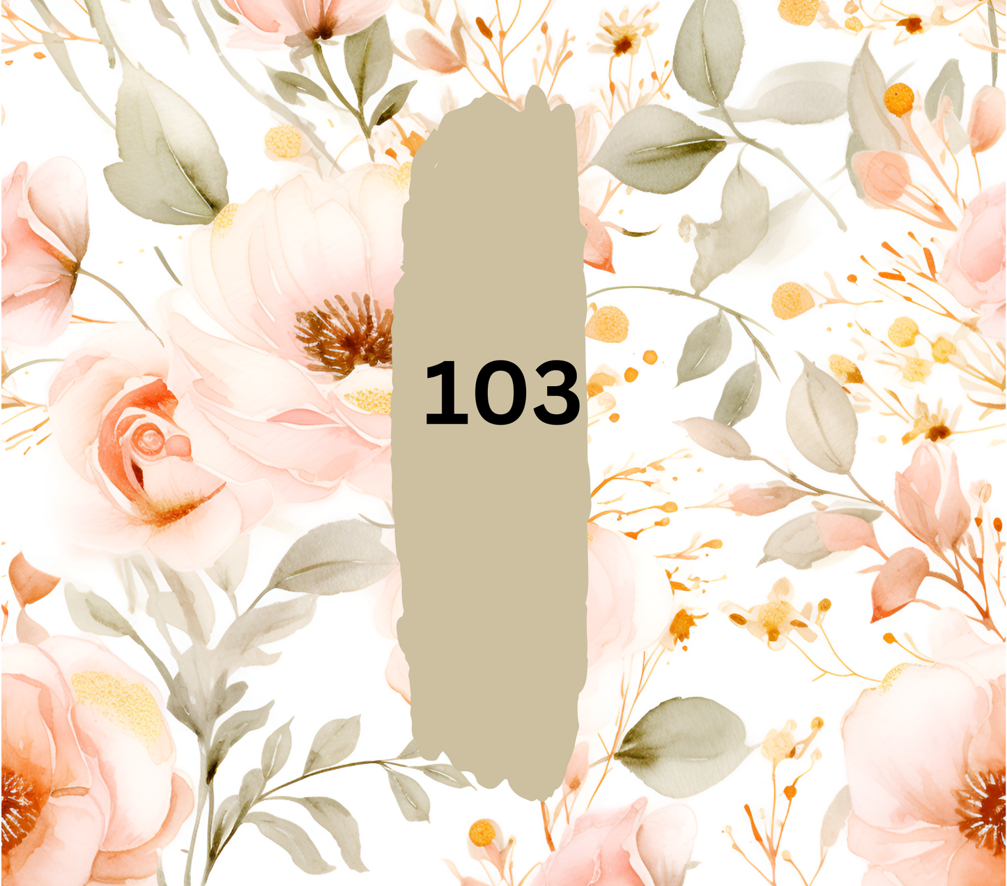 Floral Customizable 20oz Tumbler