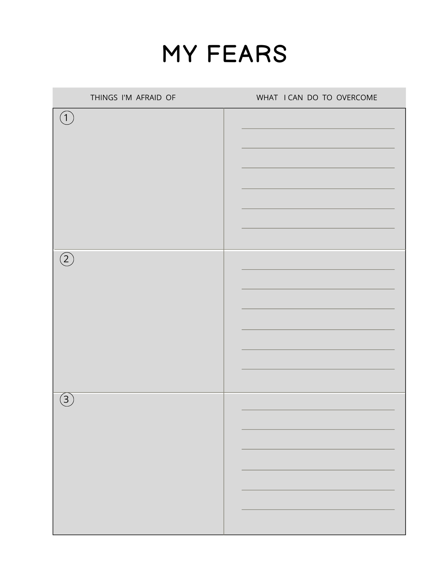 Self Confidence Planner Digital Download