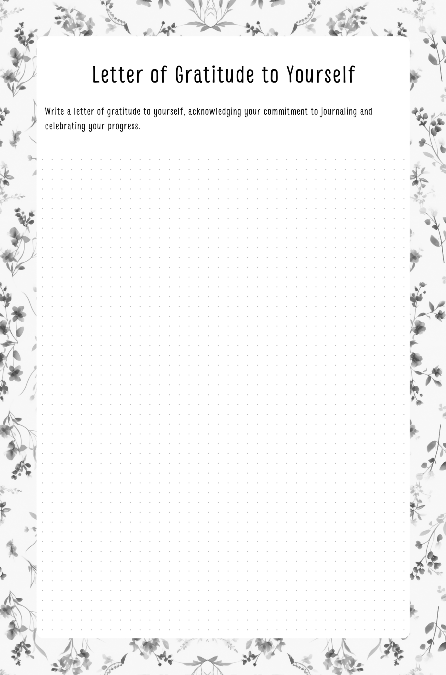 Gratitude Journal Digital Download
