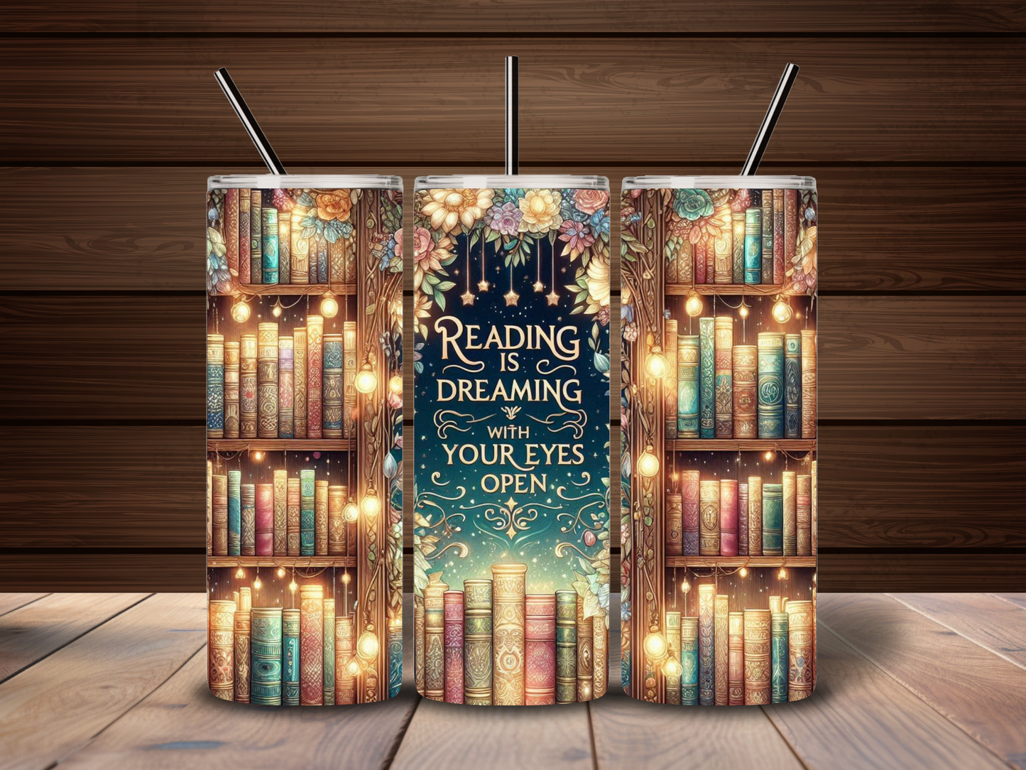 Book Lover Whimsical 20oz Tumbler