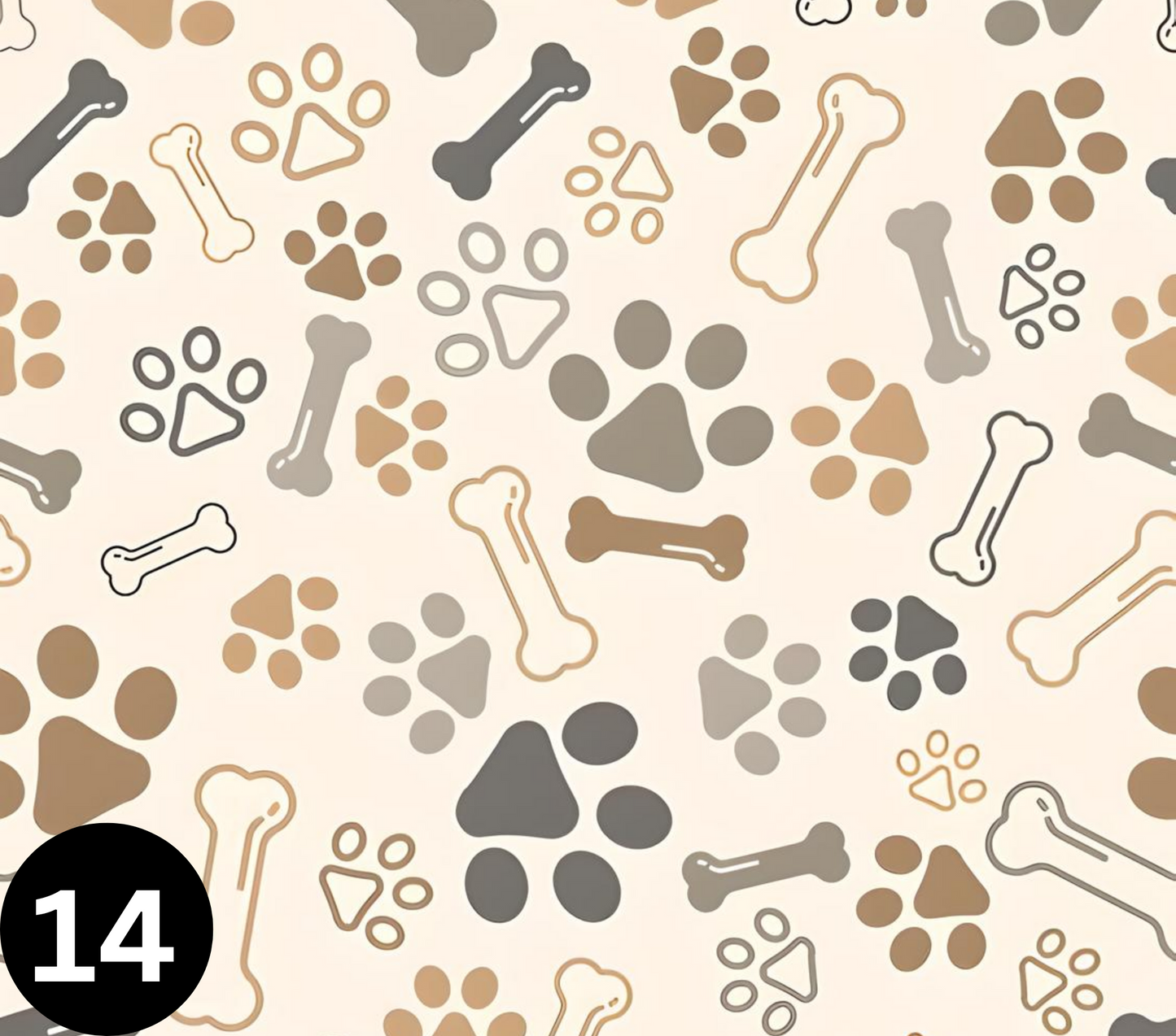 Dog Paw Print 20 oz Tumbler