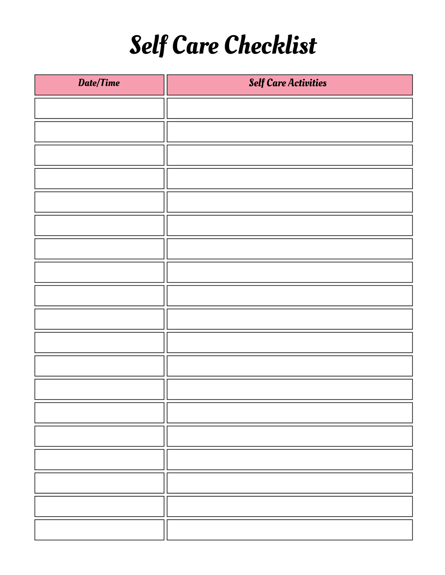 Self Love Journal Digital Download