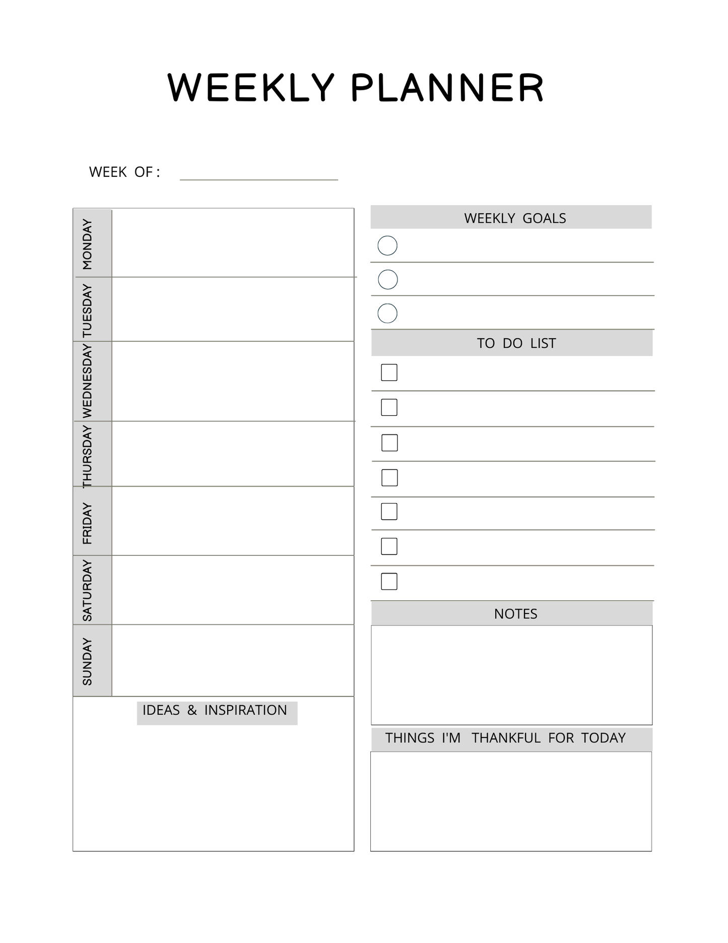 Self Confidence Planner Digital Download