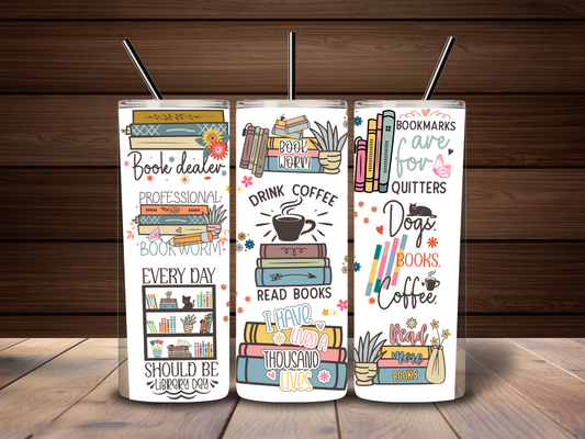 Book Lover Coffee & Books 20oz Tumbler