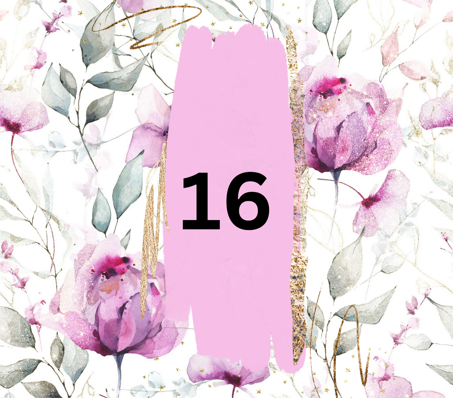 Floral Customizable 20oz Tumbler