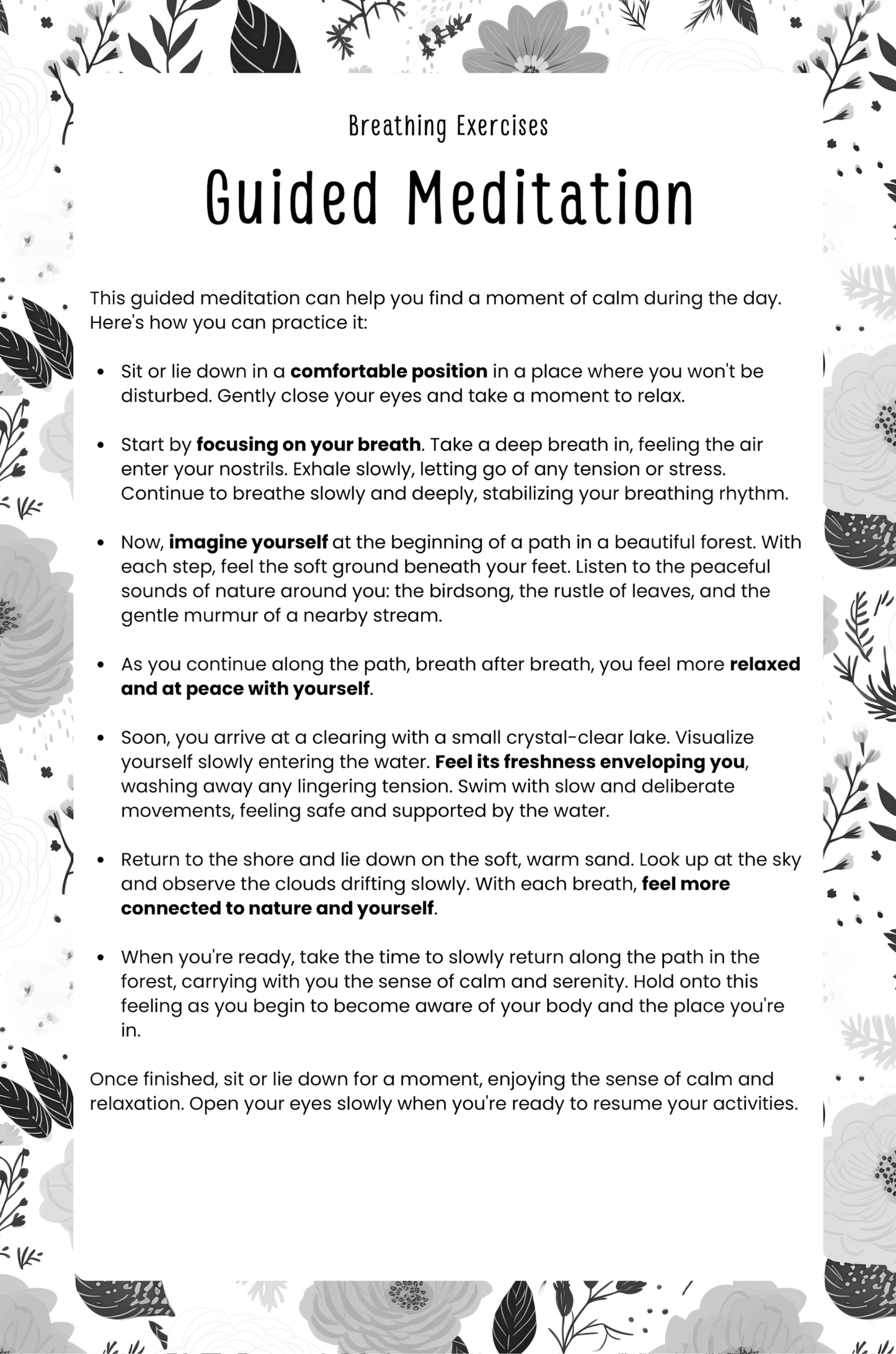 Gratitude Journal Digital Download