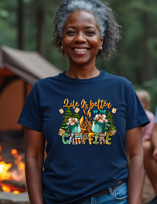 Camp Fire Graphic T-Adult