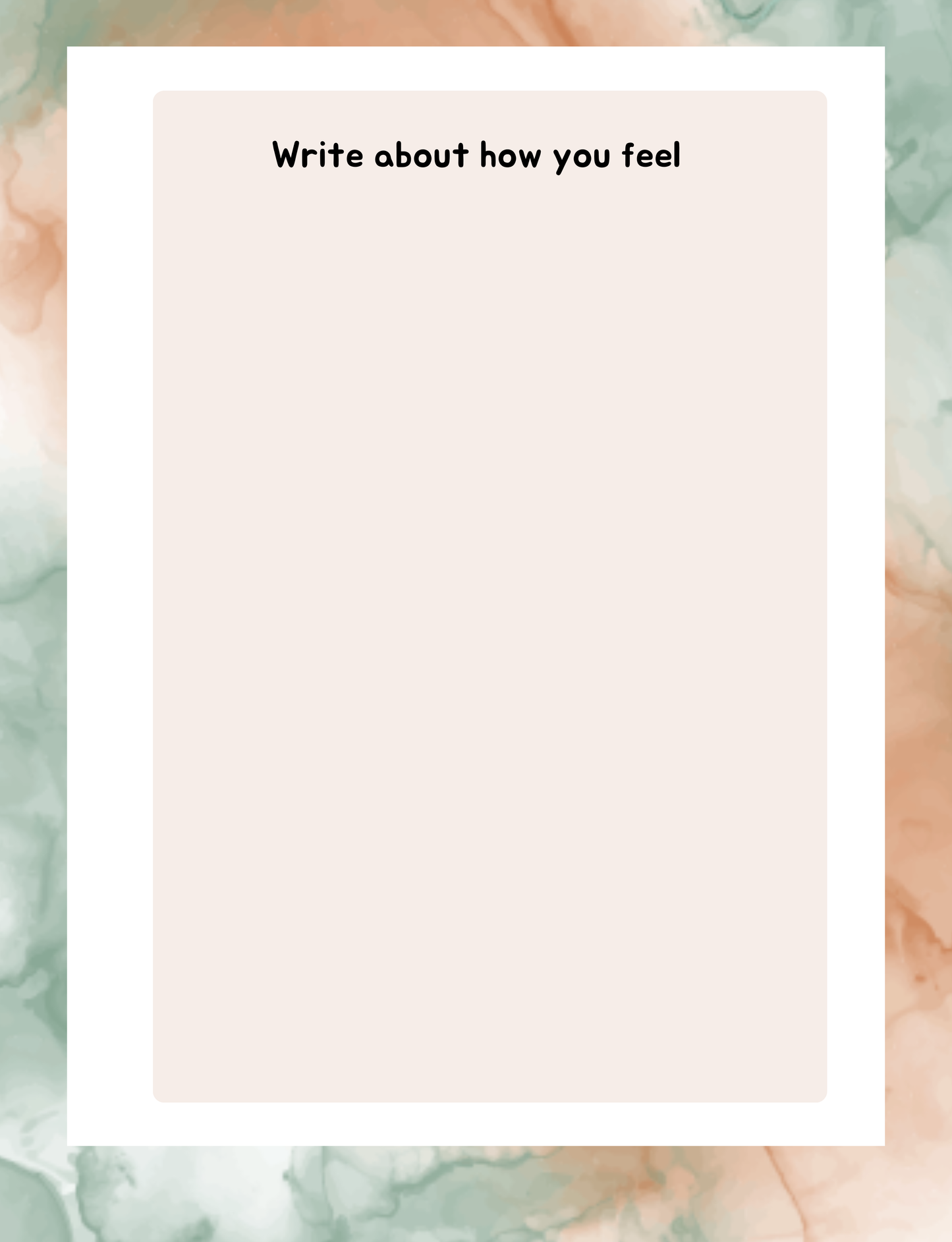 Kids Gratitude Journal Digital Download