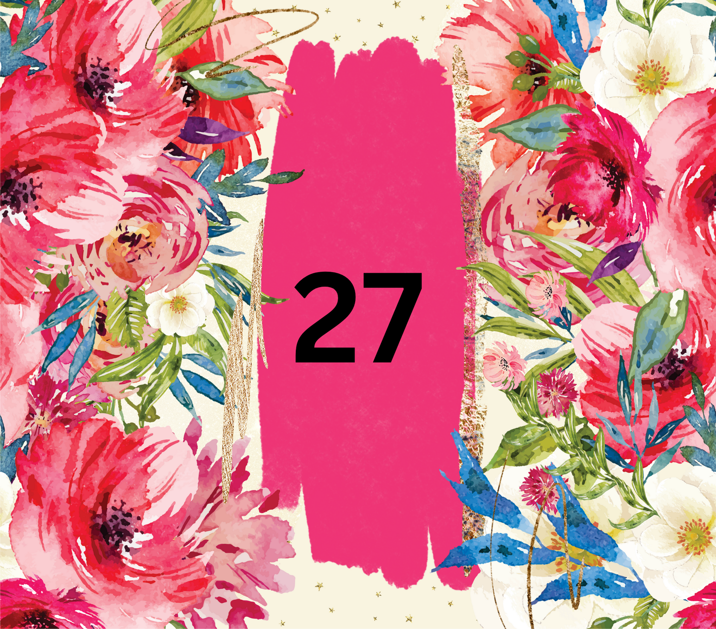 Floral Customizable 20oz Tumbler