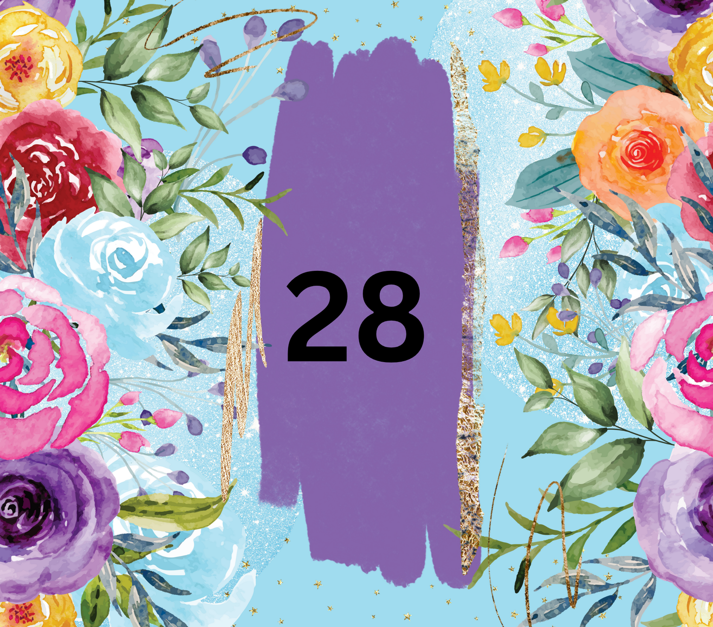 Floral Customizable 20oz Tumbler