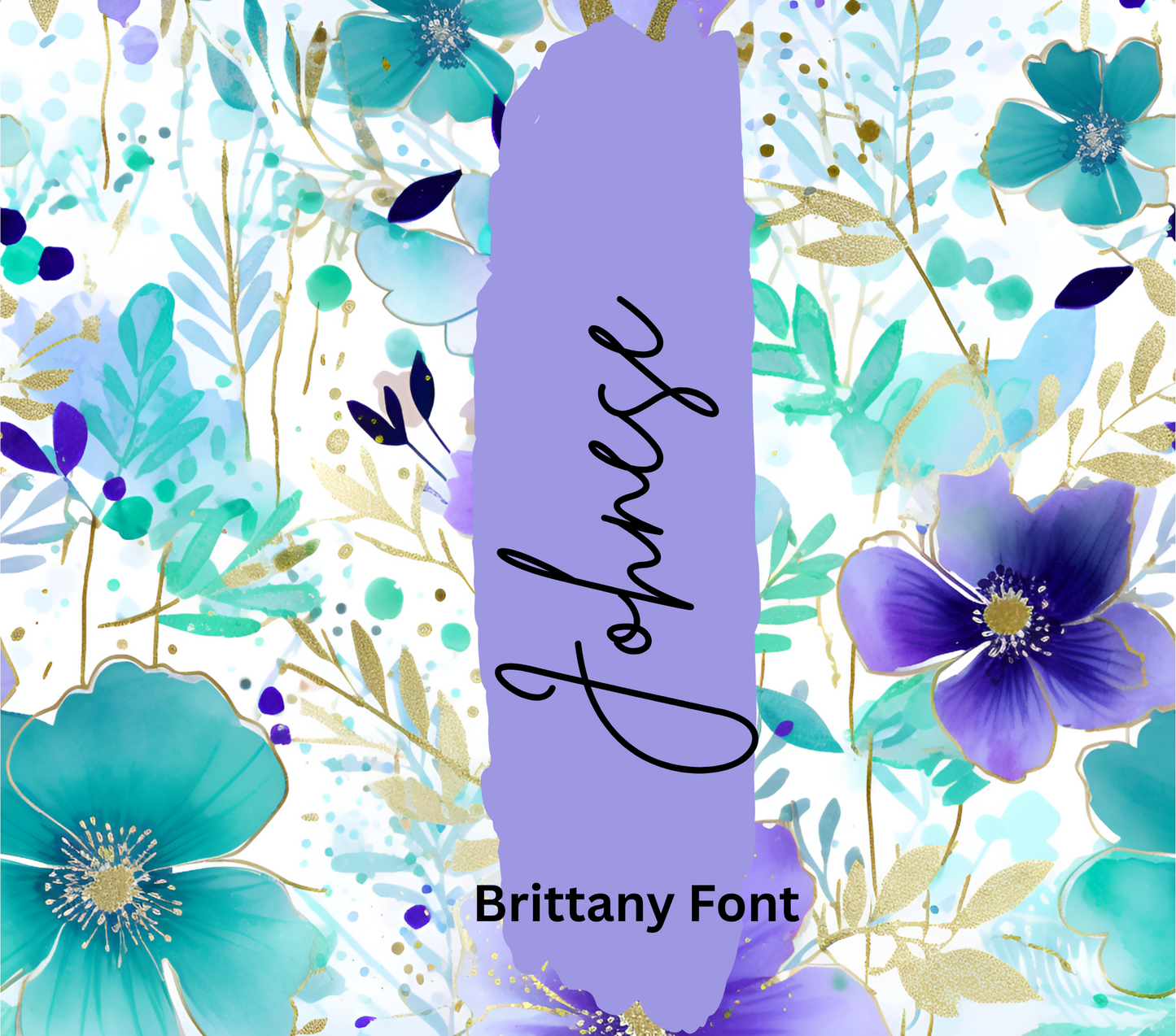 Floral Customizable 20oz Tumbler