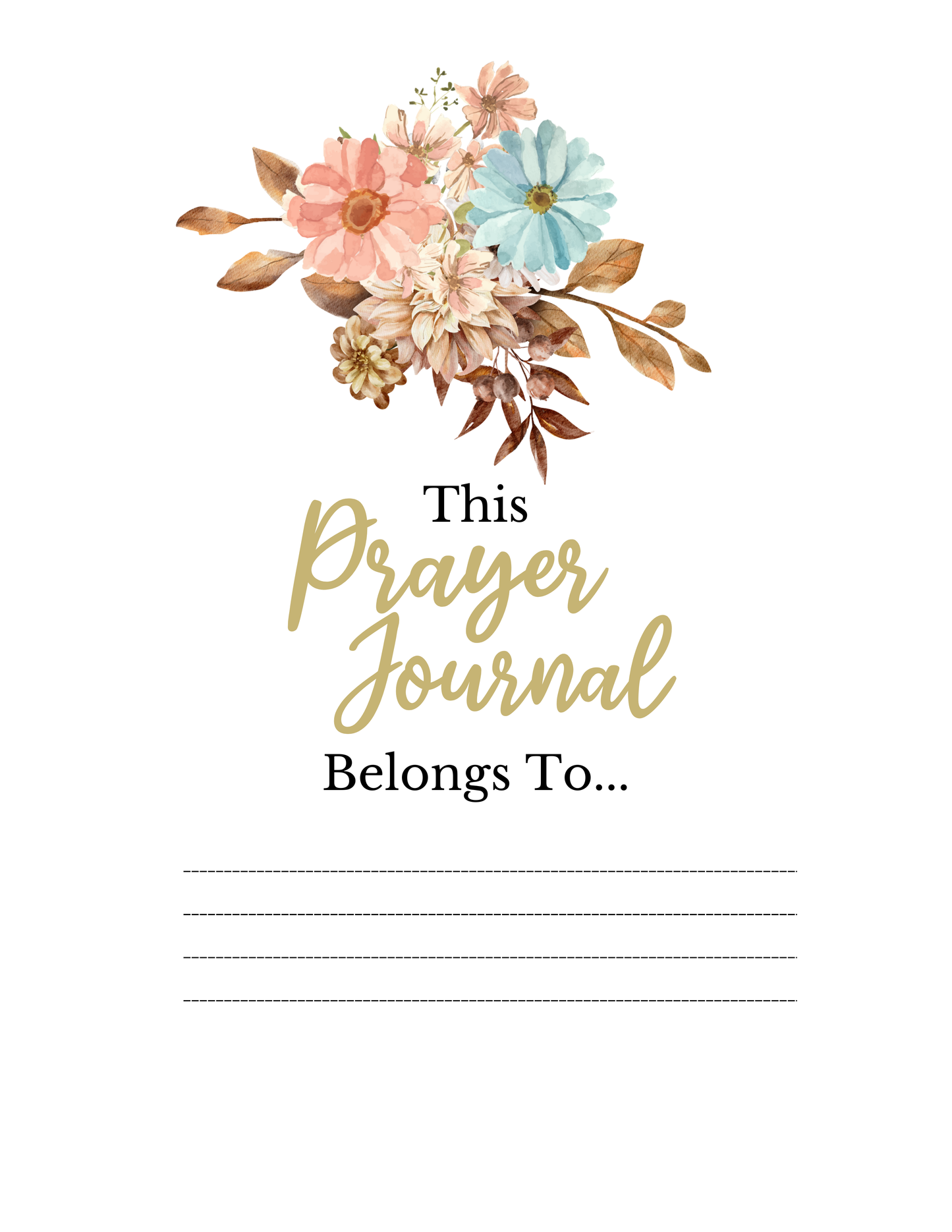 21 Day Prayer Journal Digital Download