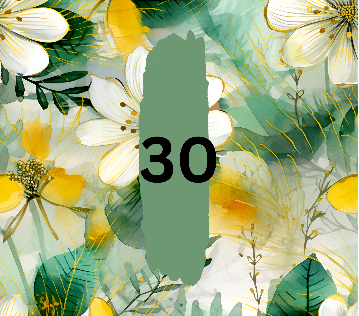 Floral Customizable 20oz Tumbler