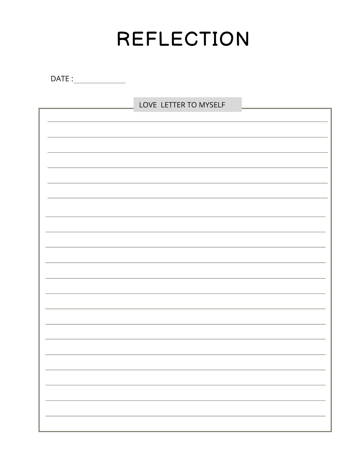 Self Confidence Planner Digital Download