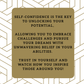 Self Confidence Planner Digital Download