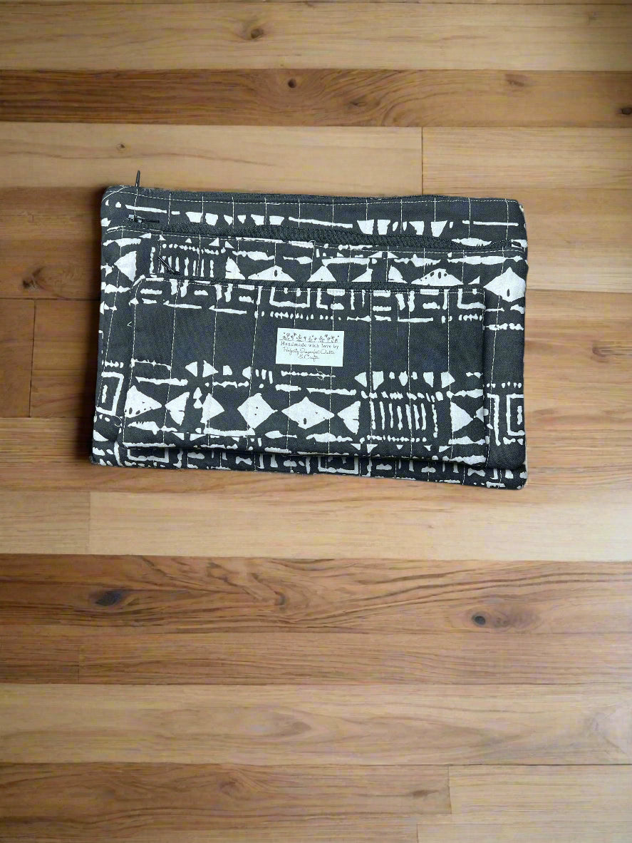 Tribe II Handmade Quilted Zipper Pouches