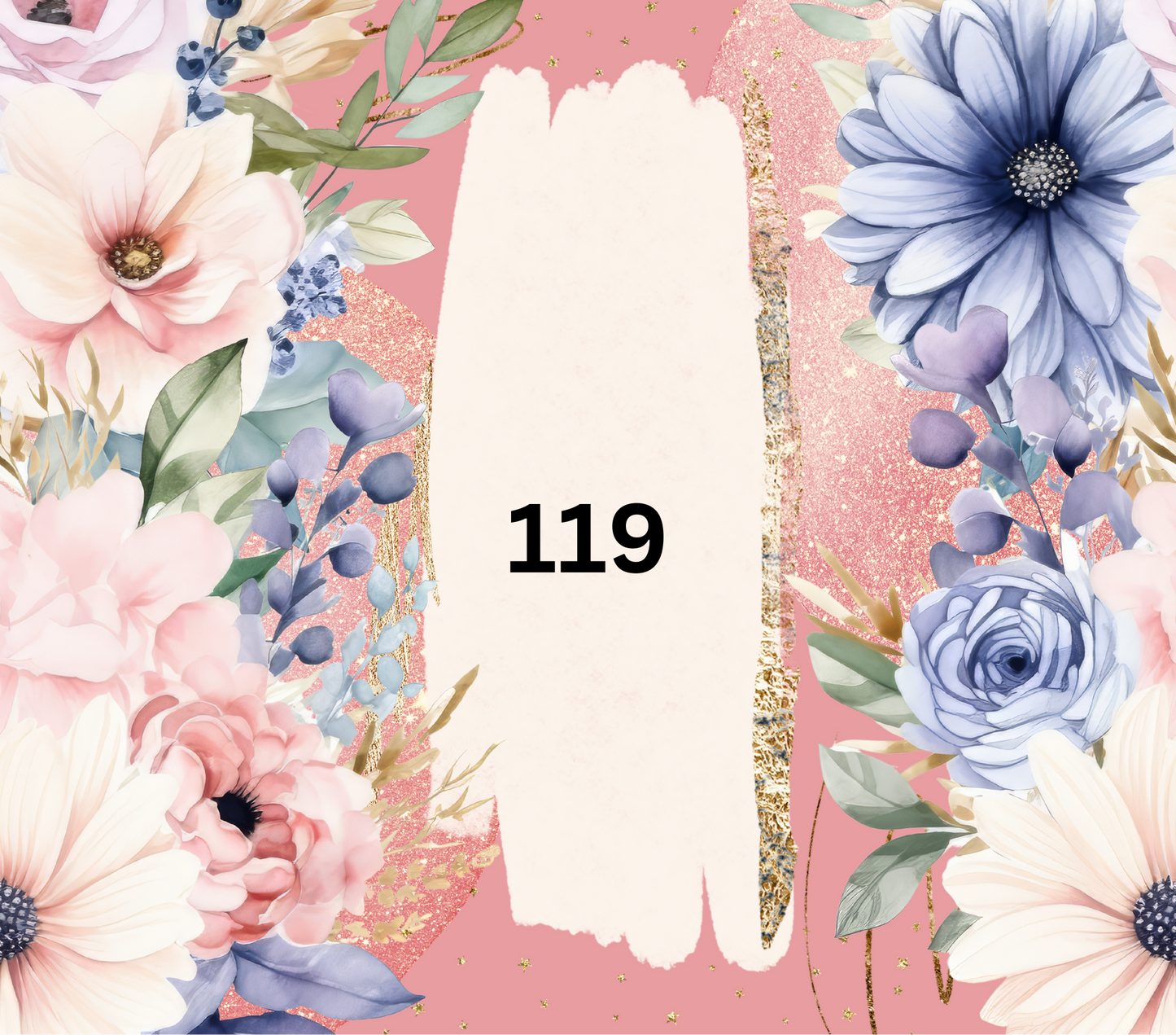 Floral Customizable 20oz Tumbler