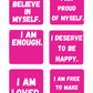 Kids Pink Positive Affirmation Cards Digital Download