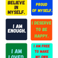 Kids Positive Affirmation Cards Digital Download - Multicolor