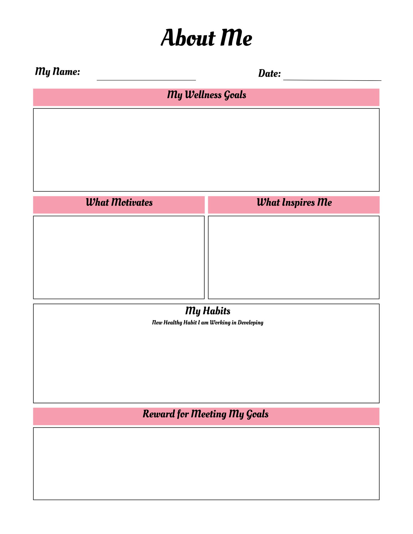 Self Love Journal Digital Download