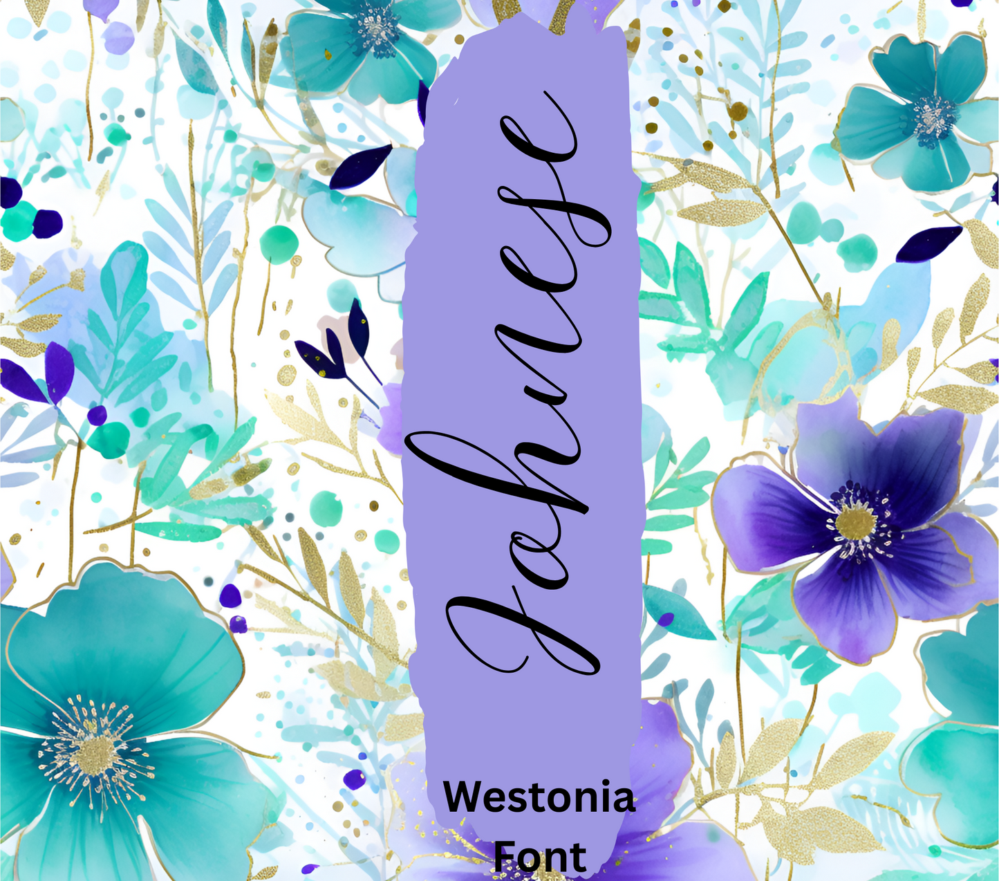 Floral Customizable 20oz Tumbler