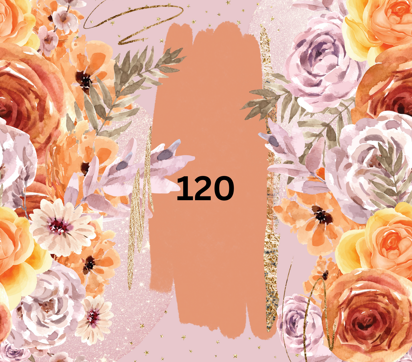 Floral Customizable 20oz Tumbler