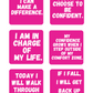 Kids Pink Positive Affirmation Cards Digital Download