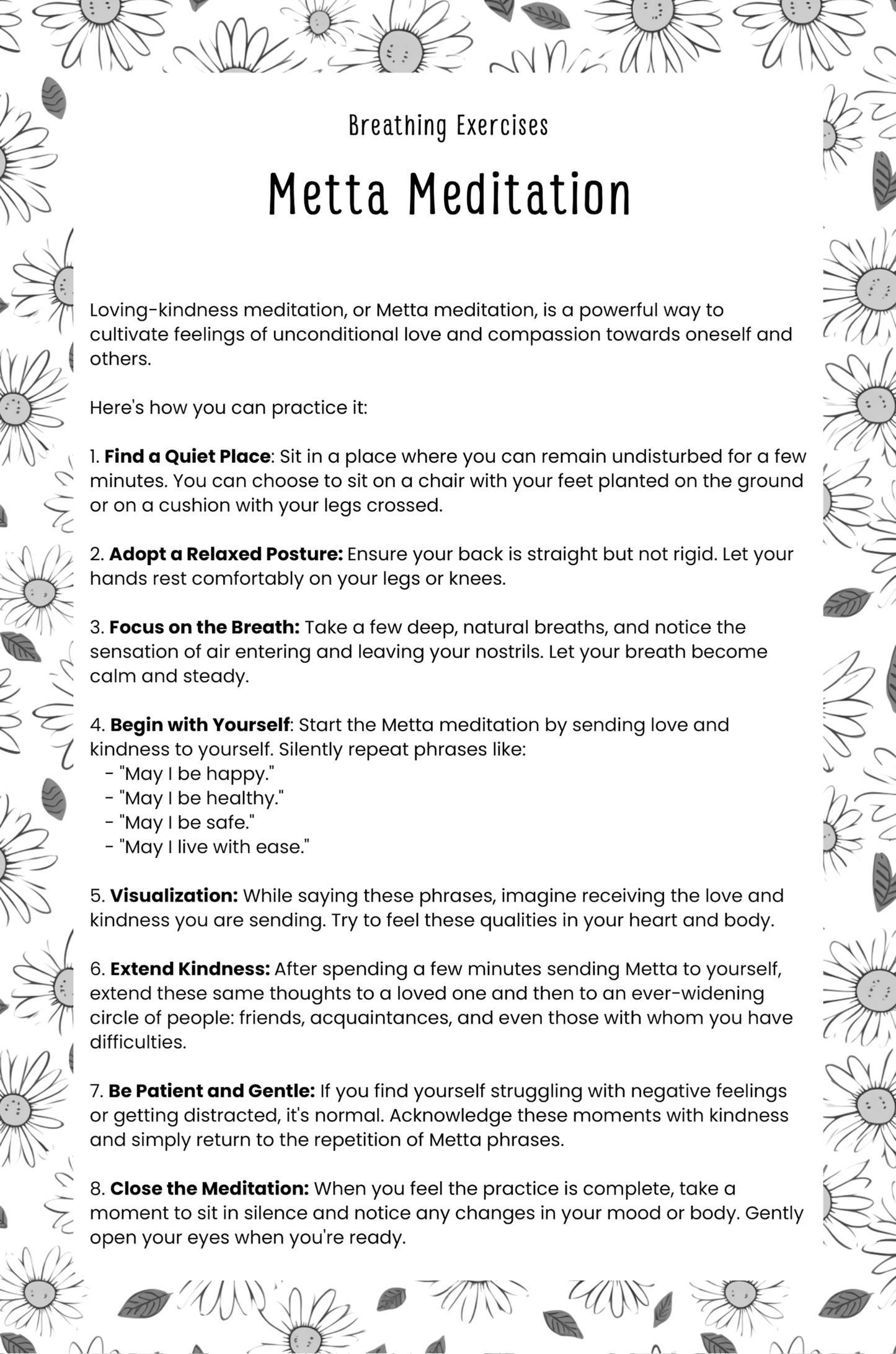 Gratitude Journal Digital Download