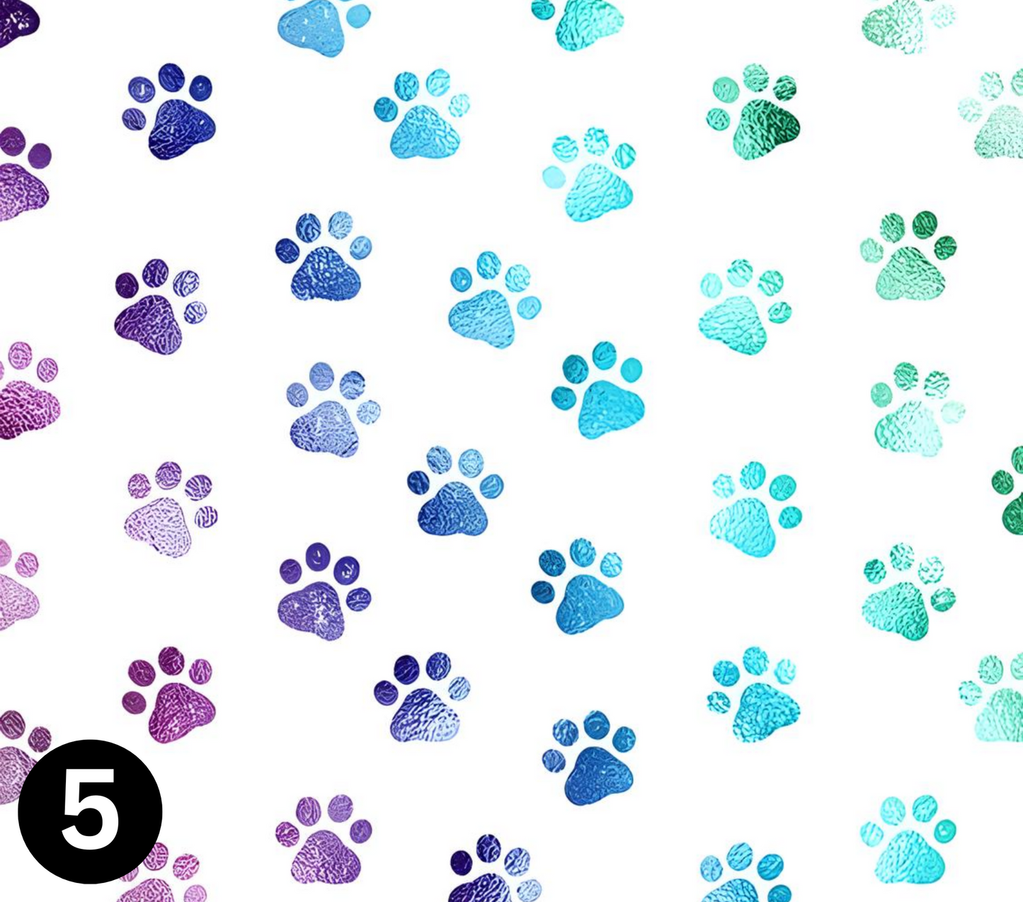 Dog Paw Print 20 oz Tumbler