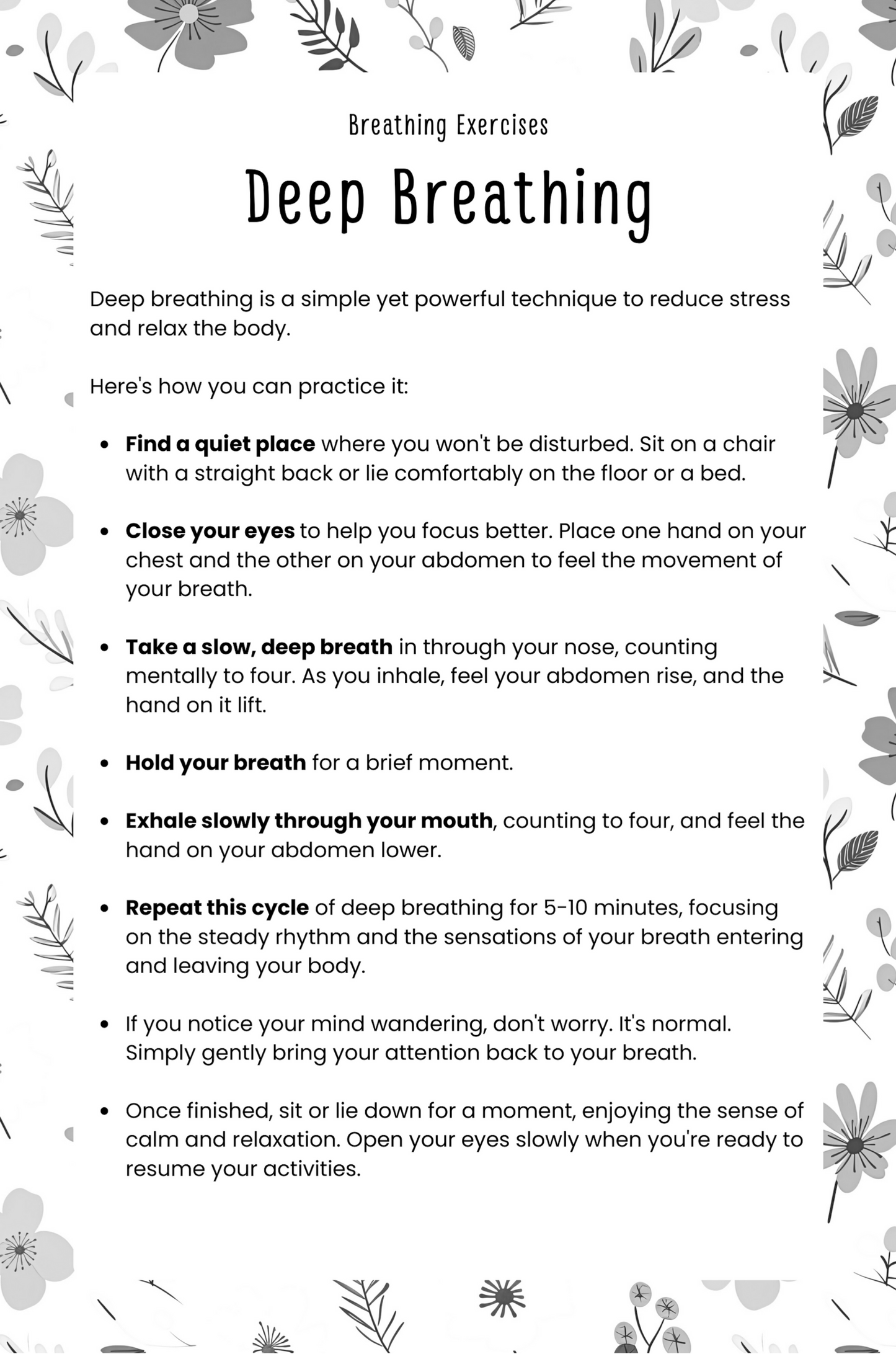 Gratitude Journal Digital Download