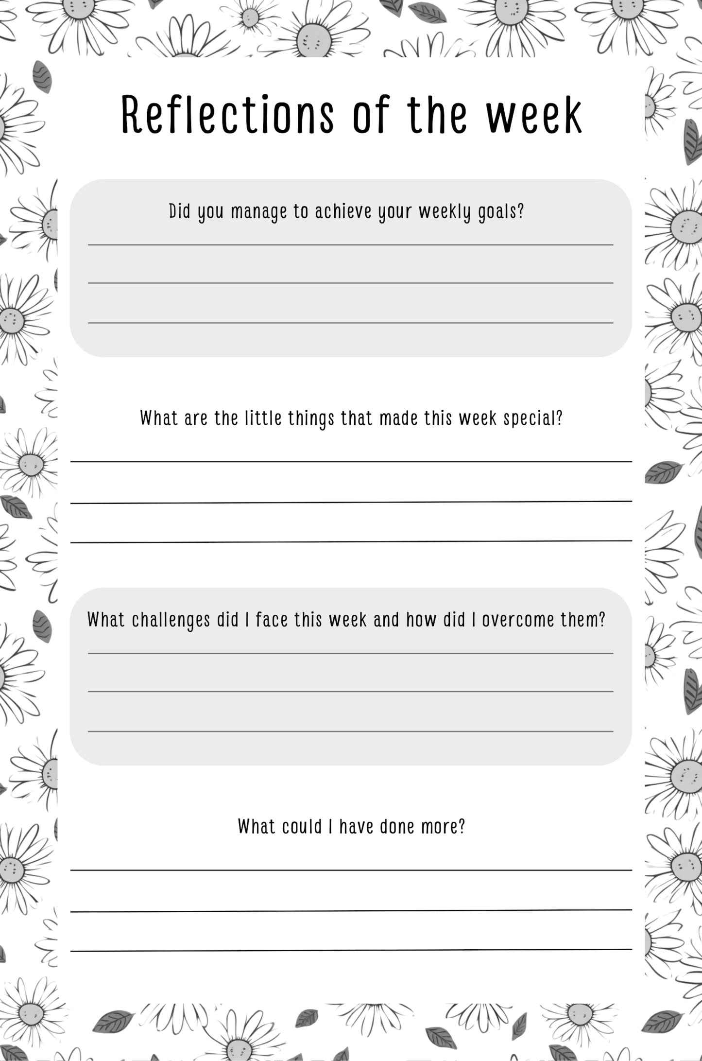 Gratitude Journal Digital Download