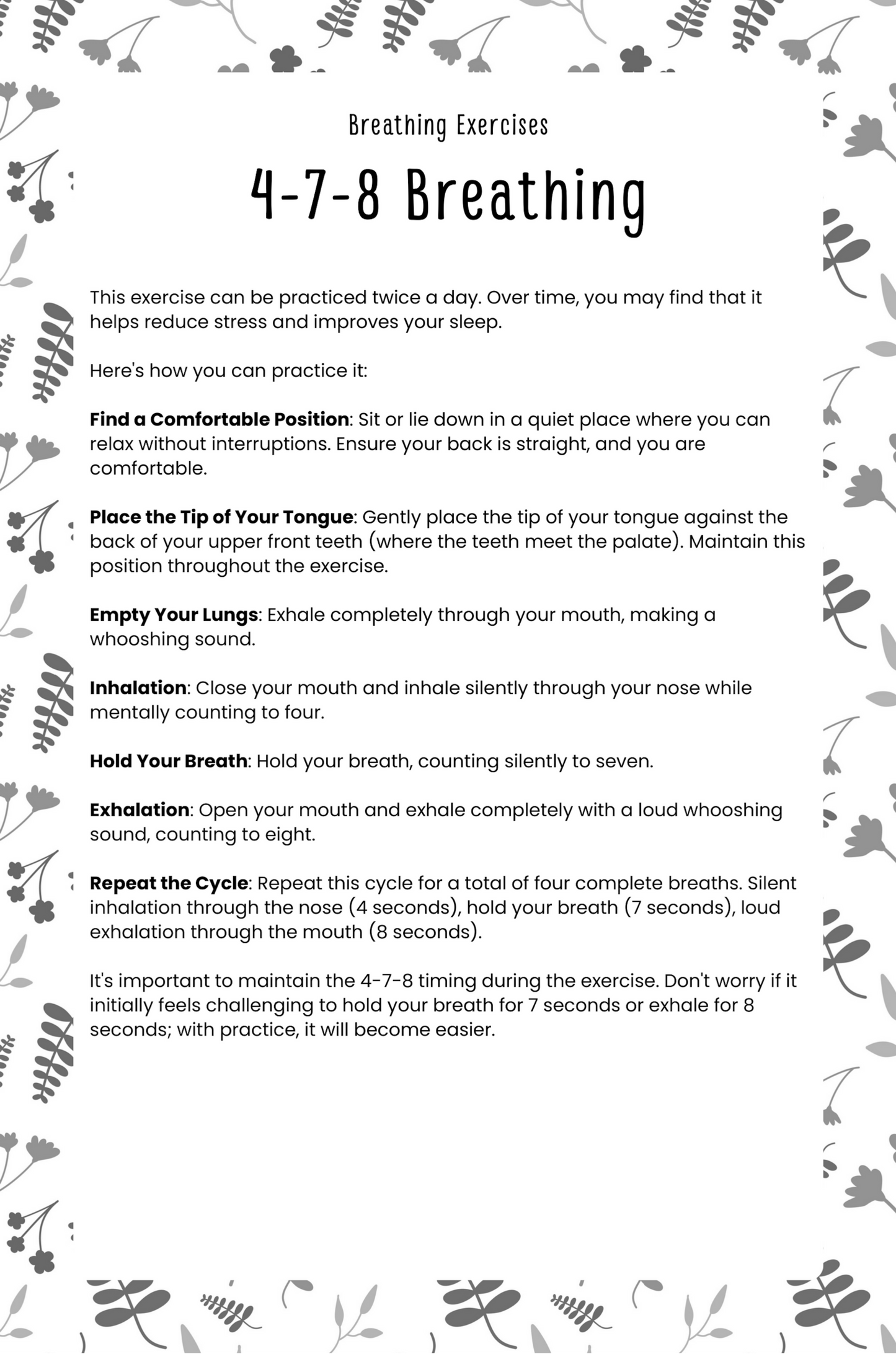 Gratitude Journal Digital Download