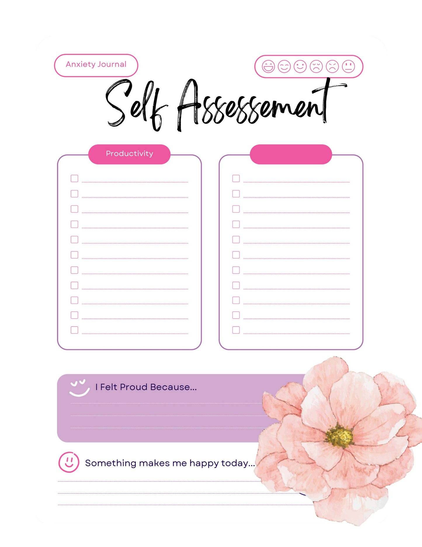 Self Love Workbook Digital Download