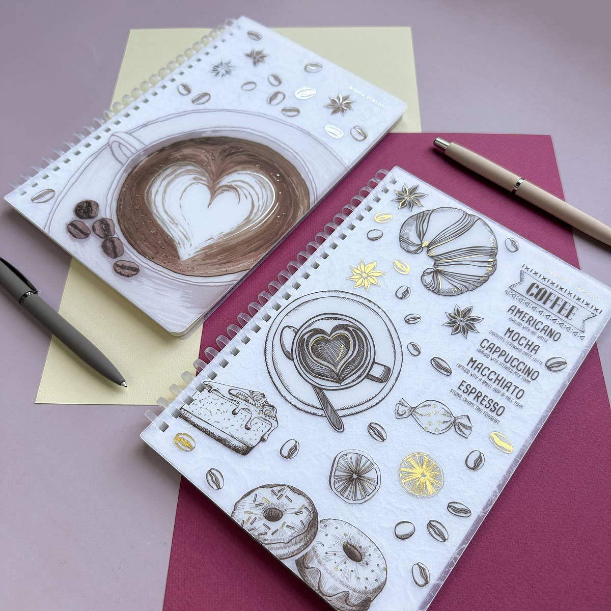 Medium Flex Spiral Notebook - Cappuccino 