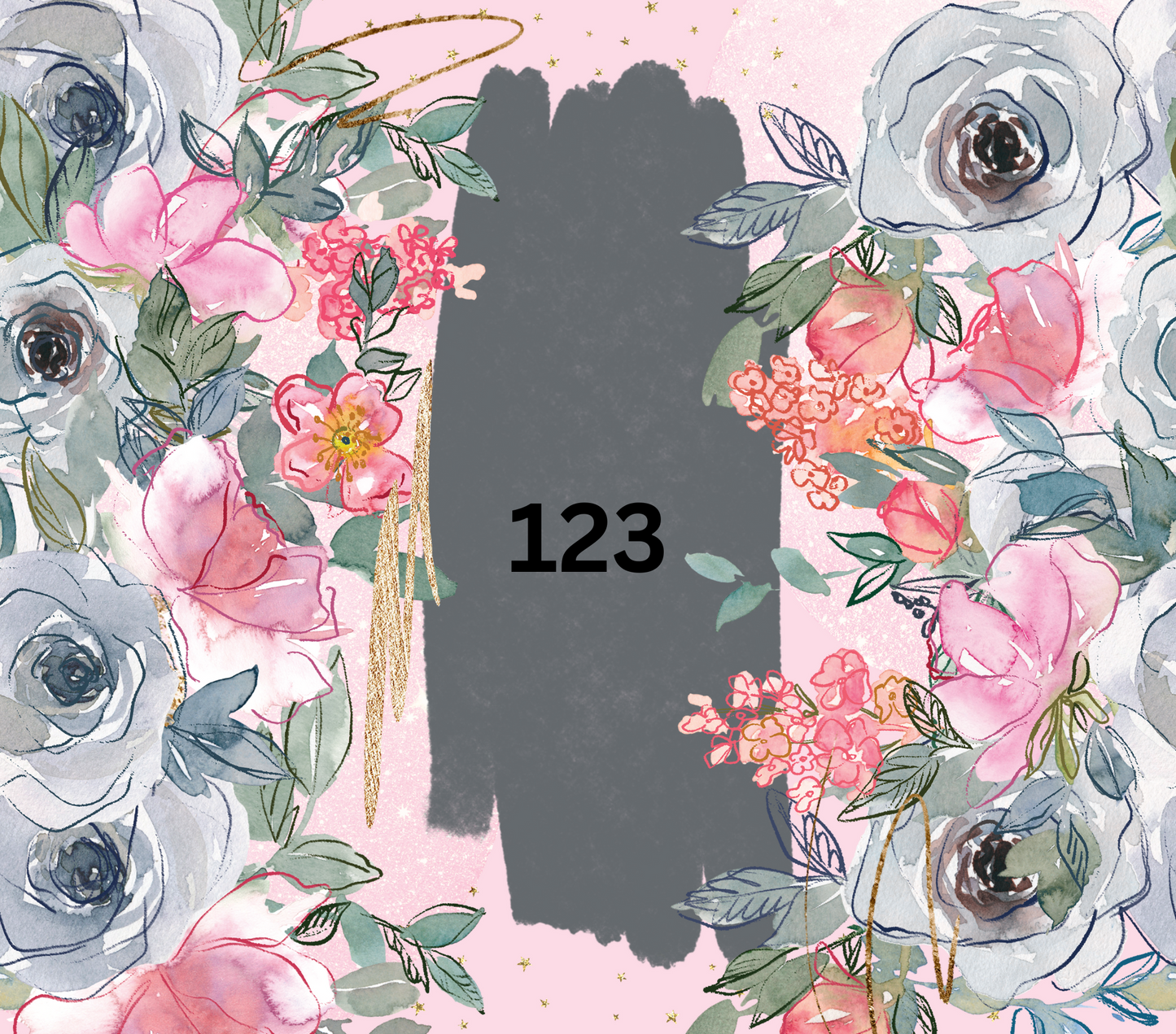 Floral Customizable 20oz Tumbler