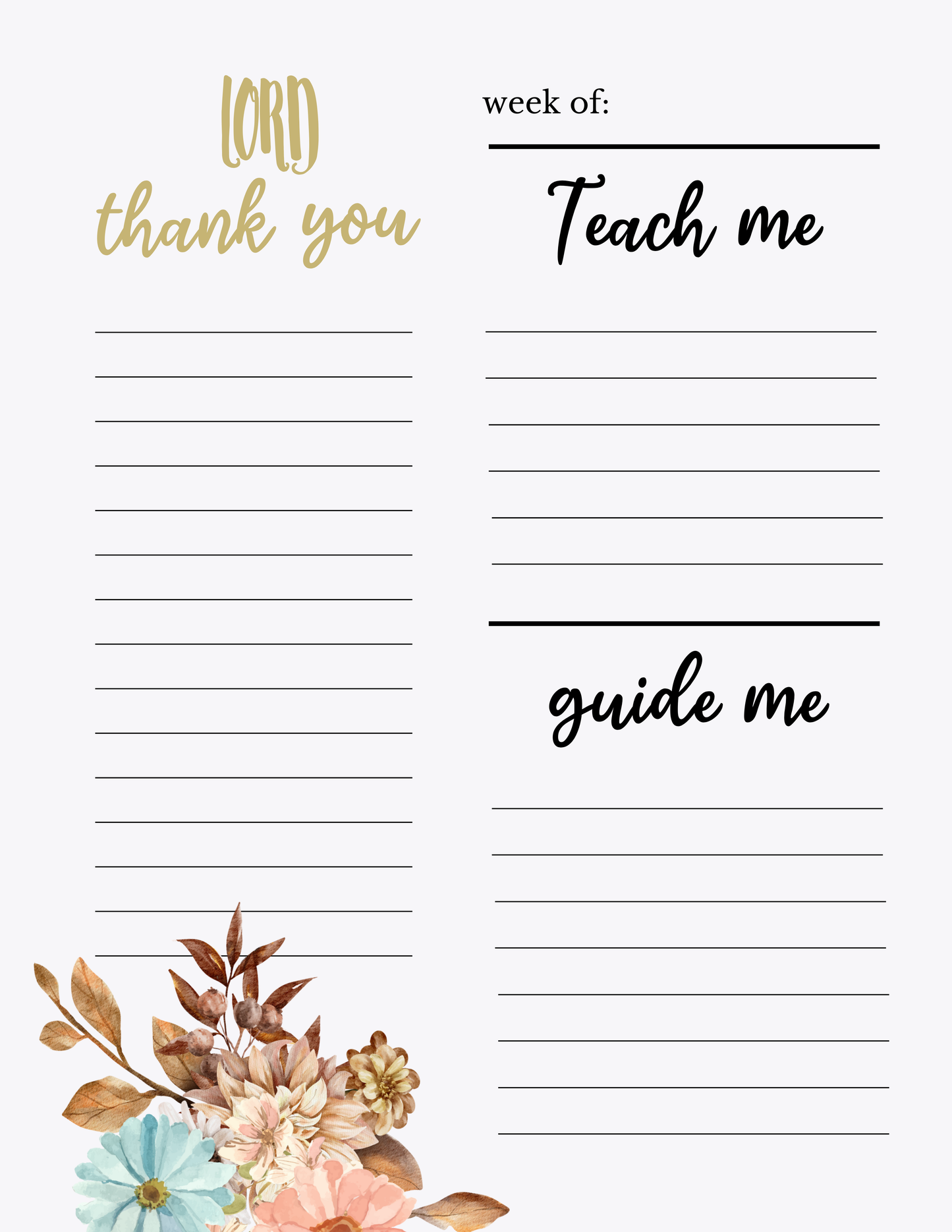 21 Day Prayer Journal Digital Download